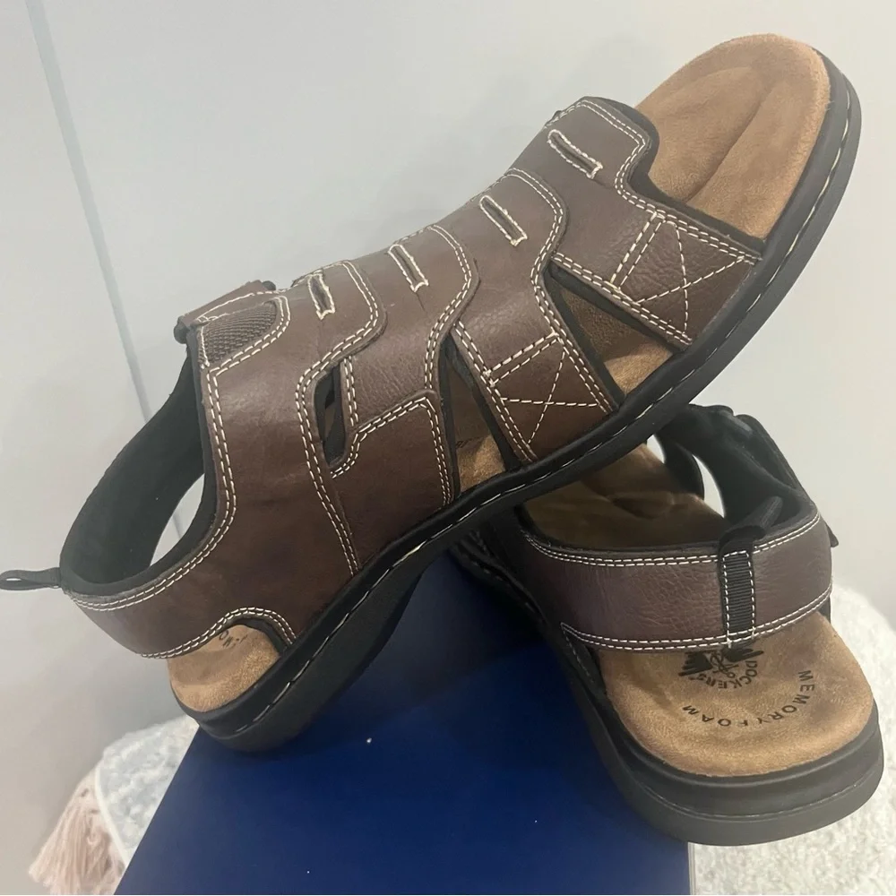 Dockers‎ Men's Dark Brown Strap Sandals